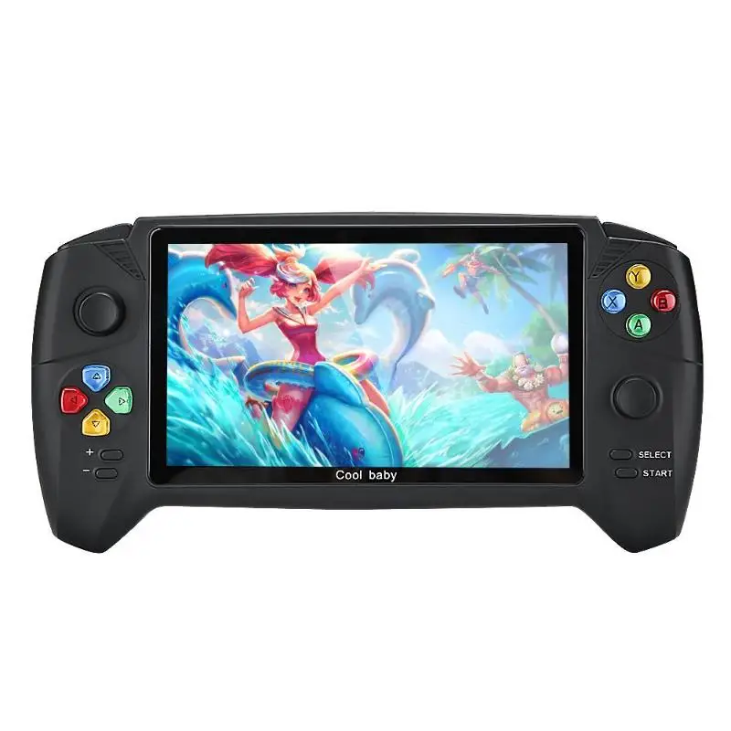 RS08 HD 7 inch Retro handheld game console many emulators 48G 3000 games double Joystick for GBA NES retro game console
RS08 HD 7 inch Retro handheld game console many emulators 48G 3000 games double Joystick for GBA NES retro game console