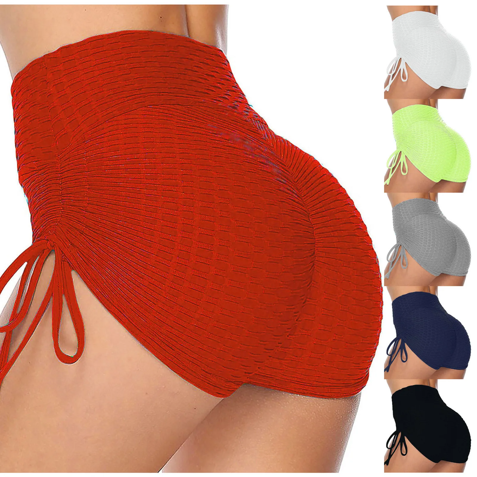 Women Thin Skinny Solid Color Gym Jogging Workout Shorts Breathable Sports Fitness Scrunch Butt Yoga Shorts, Red/pink/gray/black/blue/fluorescent yellow/navy blue
Women Thin Skinny Solid Color Gym Jogging Workout Shorts Breathable Sports Fitness Scrunch Butt Yoga Shorts, Red/pink/gray/black/blue/fluorescent yellow/navy blue