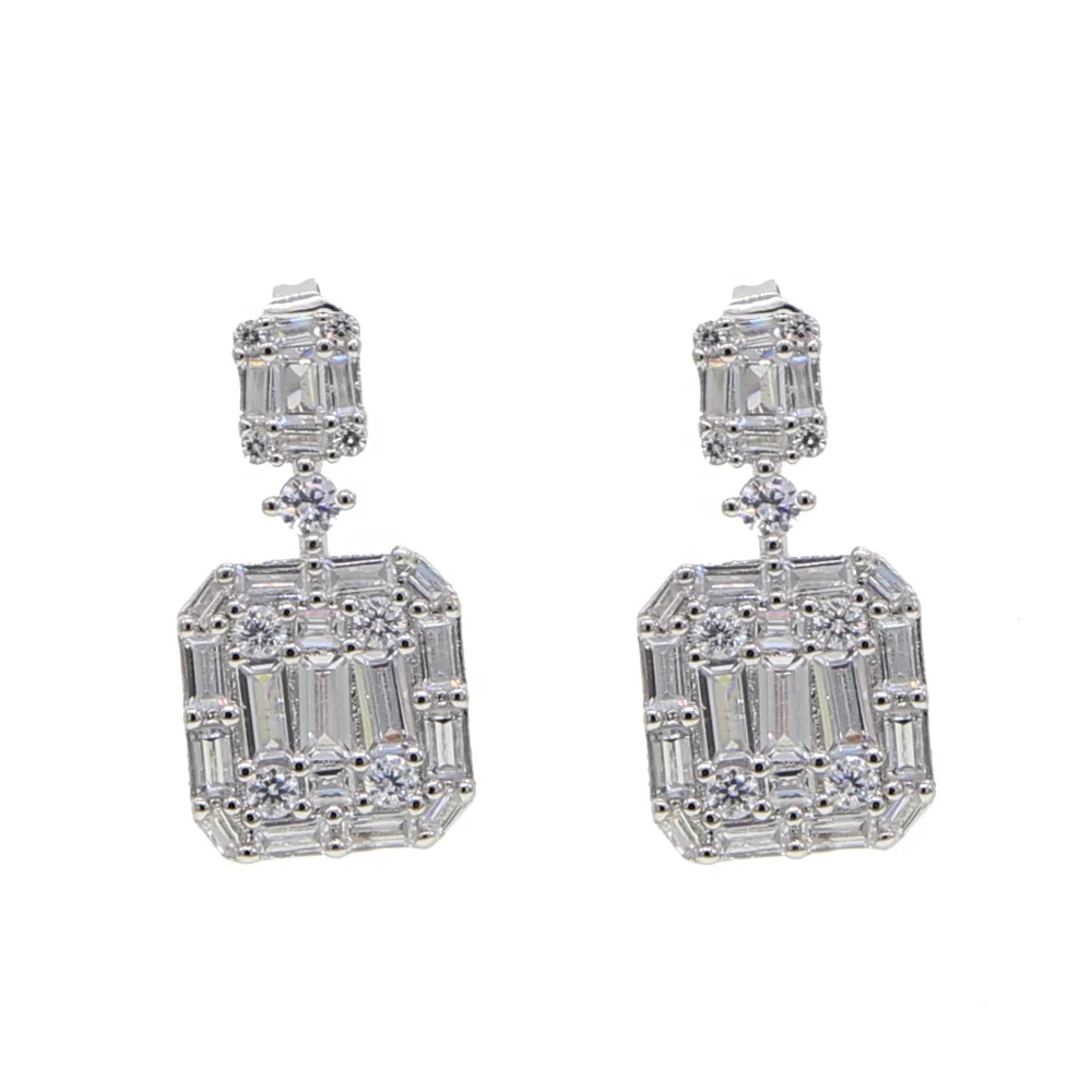 new arrived Sparking bling square shape baguette cz cubic zirconia wedding engagement band bridal gift earring silver earring
new arrived Sparking bling square shape baguette cz cubic zirconia wedding engagement band bridal gift earring silver earring
