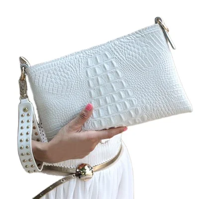 2021 China Bag Factory OEM/ODM Women Purses Genuine Embossed Croco- Cowhide Leathere women cluth bag
2021 China Bag Factory OEM/ODM Women Purses Genuine Embossed Croco- Cowhide Leathere women cluth bag