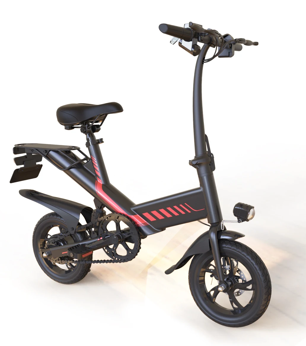 12 inch carbon steel frame 350W brushless motor micro electric scooter, Black red white
12 inch carbon steel frame 350W brushless motor micro electric scooter, Black red white