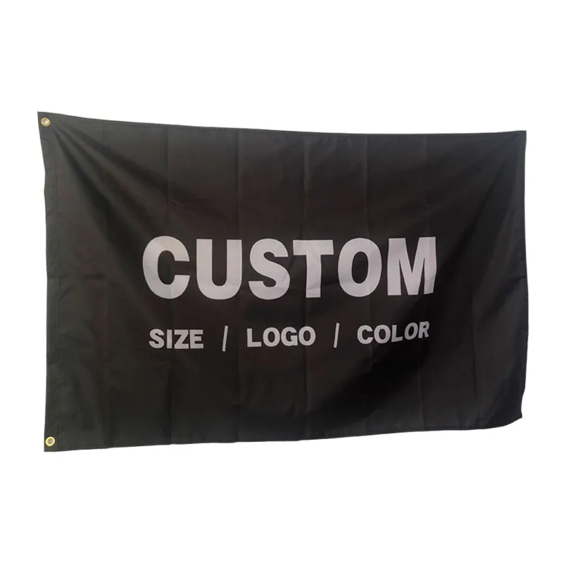 

Promotional Print Cotton Design Print Your Logo Polyester Fabric Country 3x5ft 150*90cm Advertising Outdoor Custom Flag Banner