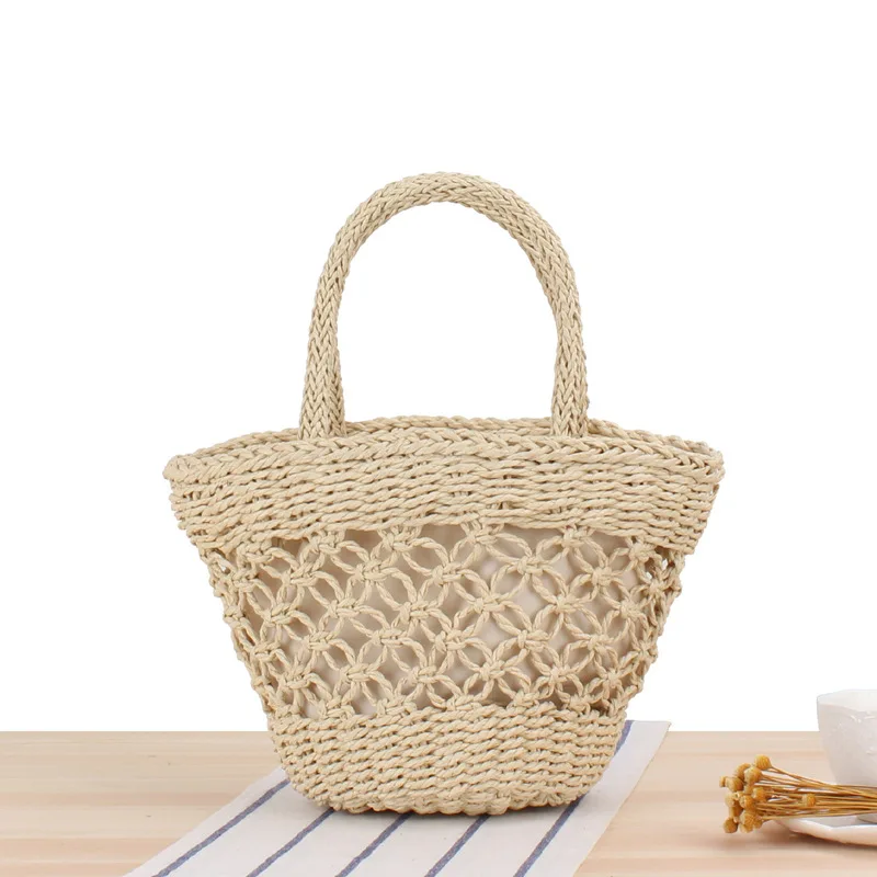 TS9365 Hollow Out Hand-woven Mesh Female String Bag Retro Straw Basket Handbag Women Vacation Beach Bags Hemp Rope Knitting Tote
TS9365 Hollow Out Hand-woven Mesh Female String Bag Retro Straw Basket Handbag Women Vacation Beach Bags Hemp Rope Knitting Tote