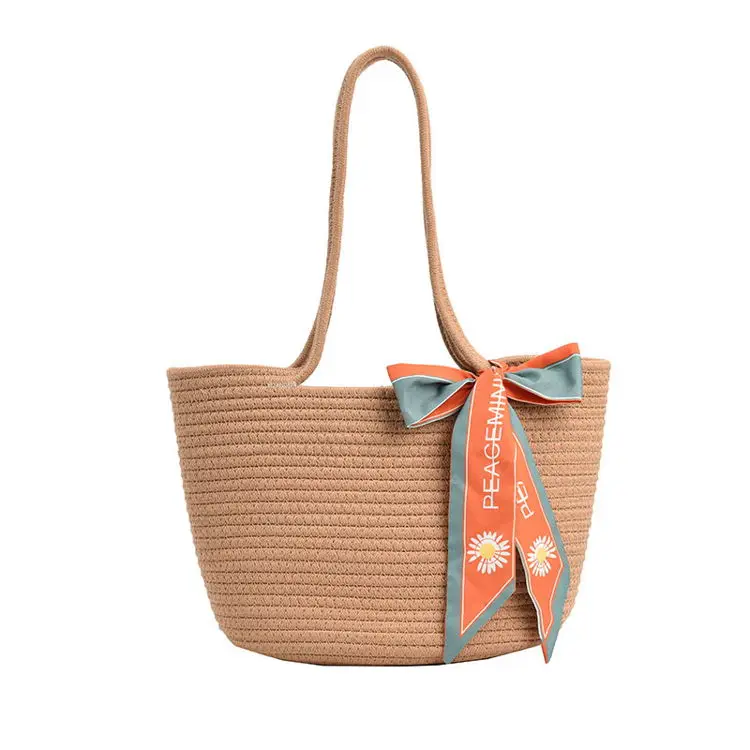Wholesale Straw Bags European Style Silk Scarf Bucket Bag Bolsa De Paja Elegant Tote Handbags Women Shoulder Bags
Wholesale Straw Bags European Style Silk Scarf Bucket Bag Bolsa De Paja Elegant Tote Handbags Women Shoulder Bags