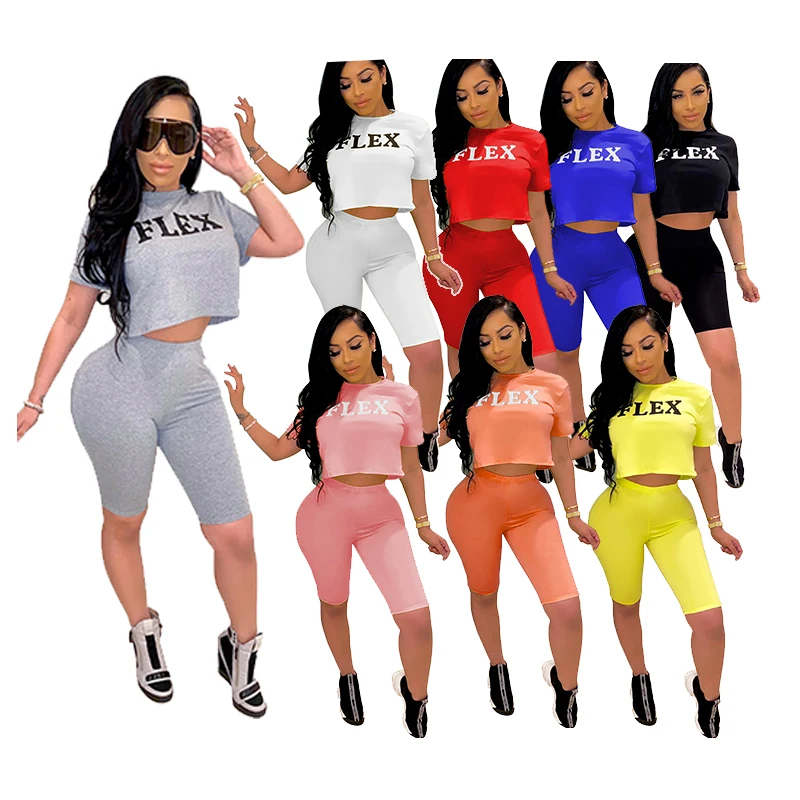 2021 New Arrivals Hot Sales Women Sport Casual Letter Printing Shorts Two Piece Set
2021 New Arrivals Hot Sales Women Sport Casual Letter Printing Shorts Two Piece Set