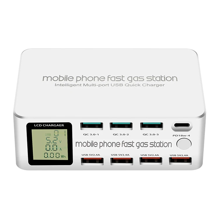Smart Charge Increase Fast Charging Smart Multi-Port Usb Mobile Phone Charger Station for Mobile phone USB Charger
Smart Charge Increase Fast Charging Smart Multi-Port Usb Mobile Phone Charger Station for Mobile phone USB Charger