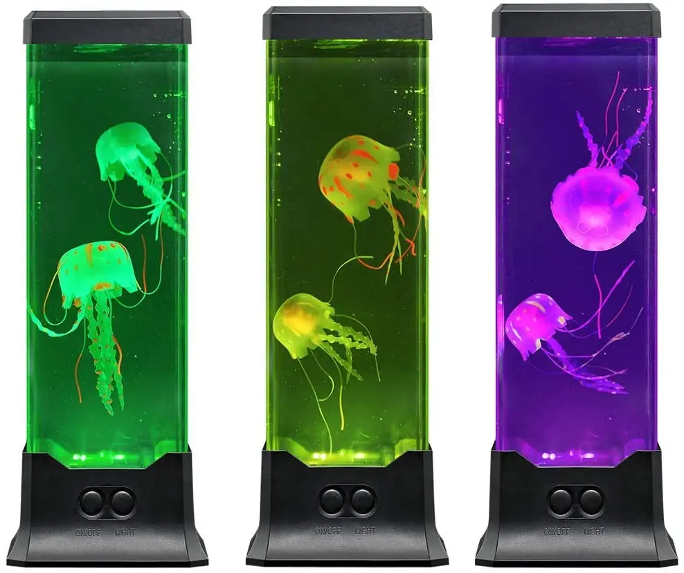 Electric Jellyfish Tank Table Lamp with Color Changing Light Gift for Kids Men Women Home Deco for Room Mood Light for Relax, 5 color jelly fish light
Electric Jellyfish Tank Table Lamp with Color Changing Light Gift for Kids Men Women Home Deco for Room Mood Light for Relax, 5 color jelly fish light