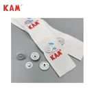 One-Stop Service Wholesale Custom 4 Part Plated Press Silver Color Alloy Metal Snap Button