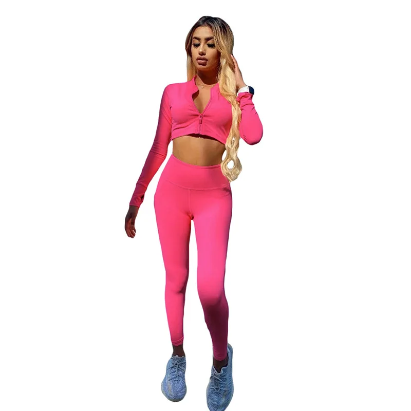 Wholesale ladies sportswear fashion sexy skinny solid color long sleeve clothes cardigan top women 2021 two piece yoga set, 3 colors
Wholesale ladies sportswear fashion sexy skinny solid color long sleeve clothes cardigan top women 2021 two piece yoga set, 3 colors