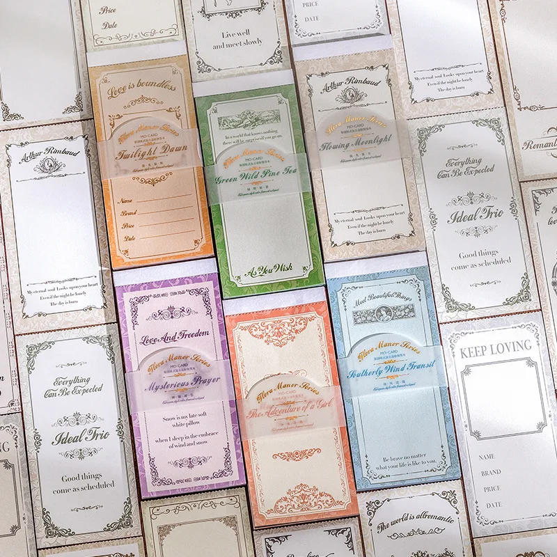 30 Pieces/Pack Notepad Flora Manor Series Simple European Pattern Border Journal Decoration Base Paper 6 Models
30 Pieces/Pack Notepad Flora Manor Series Simple European Pattern Border Journal Decoration Base Paper 6 Models