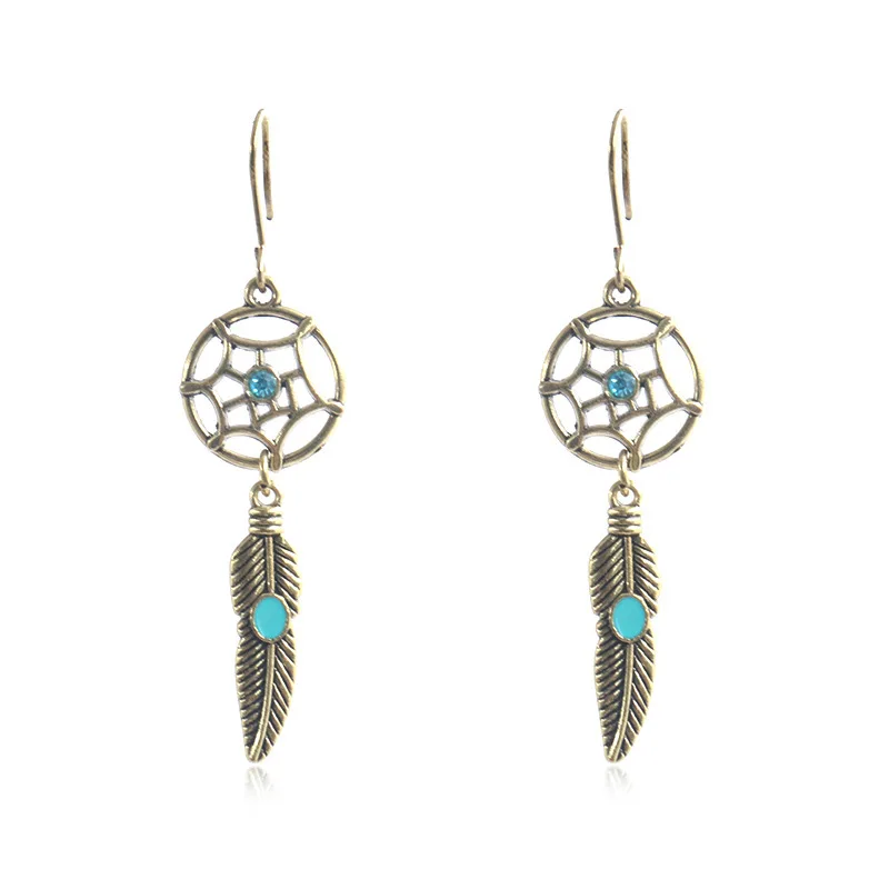 New Trendy Fashion Dangle Hook Hoop Drop Bohemian Dream Catcher Dreamcatcher Jewelry Earrings Women, Antique silver,antique gold
New Trendy Fashion Dangle Hook Hoop Drop Bohemian Dream Catcher Dreamcatcher Jewelry Earrings Women, Antique silver,antique gold