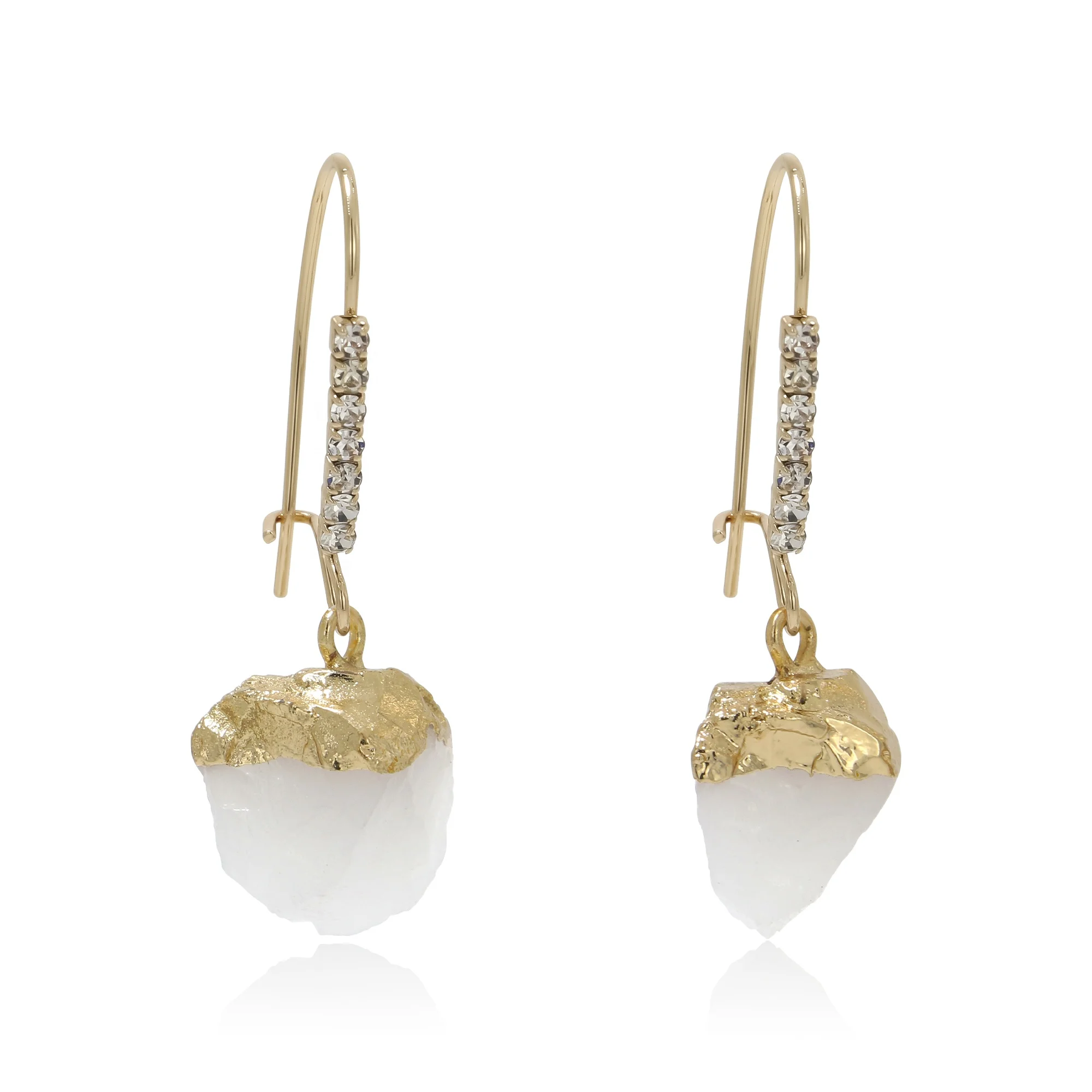 Wholesale Gold Plated Natural Crystal Druzy Stone Hoop Earrings Women Rhinestone Fashion Dangle Drop Jewelry Gemstone Earring
Wholesale Gold Plated Natural Crystal Druzy Stone Hoop Earrings Women Rhinestone Fashion Dangle Drop Jewelry Gemstone Earring