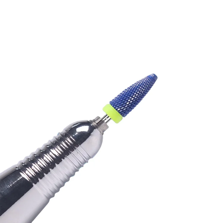 2020 new arrival electric manicure rotary nail art tools tungsten steel blue grinding head ceramic nail drill bit, Blue/customized
2020 new arrival electric manicure rotary nail art tools tungsten steel blue grinding head ceramic nail drill bit, Blue/customized