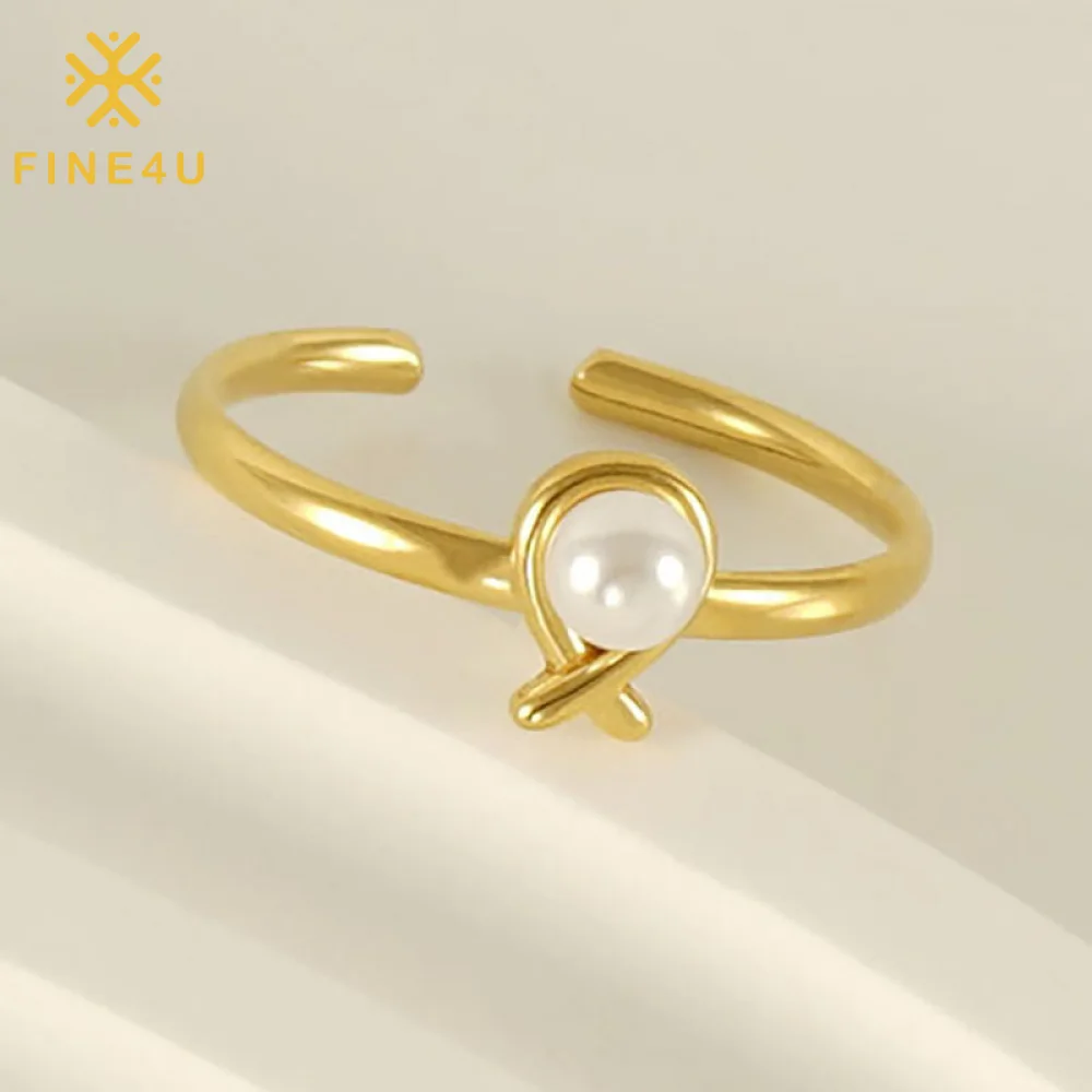 Vintage Women Fashion Jewelry Adjustable 18K Gold Plated Stainless Steel Open Mountings Pearl Ring
Vintage Women Fashion Jewelry Adjustable 18K Gold Plated Stainless Steel Open Mountings Pearl Ring