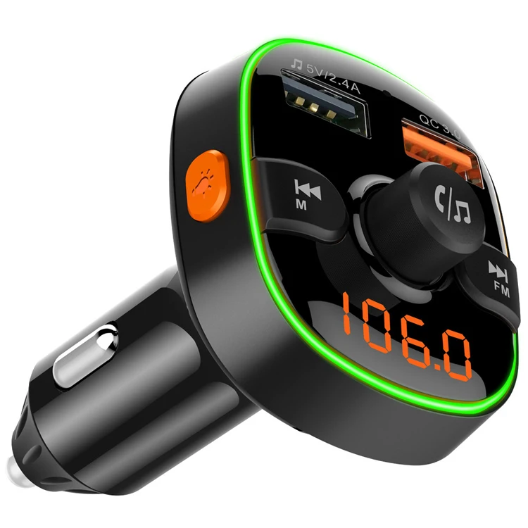 Quick Charger 3.0 5V 2A Usb Charger Car Blue too Receiver Fm Transmitter Car Charger Adapter
Quick Charger 3.0 5V 2A Usb Charger Car Blue too Receiver Fm Transmitter Car Charger Adapter