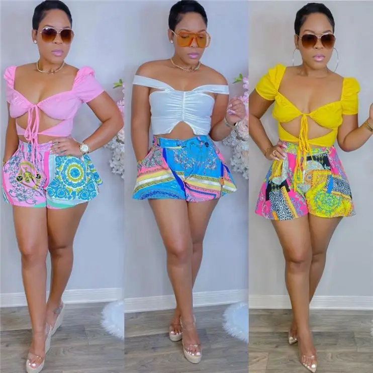 OSINA Hot Sale Streetwear Print Button Fly Shorts Women Clothing Fashion Women Casual Baggy Shorts
OSINA Hot Sale Streetwear Print Button Fly Shorts Women Clothing Fashion Women Casual Baggy Shorts