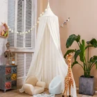 Beautiful Bed Canopy Baby ,White Pink Yellow Netting Curtain Dome Mosquito Net,New Baby sleep Bed Canopy Insect Net