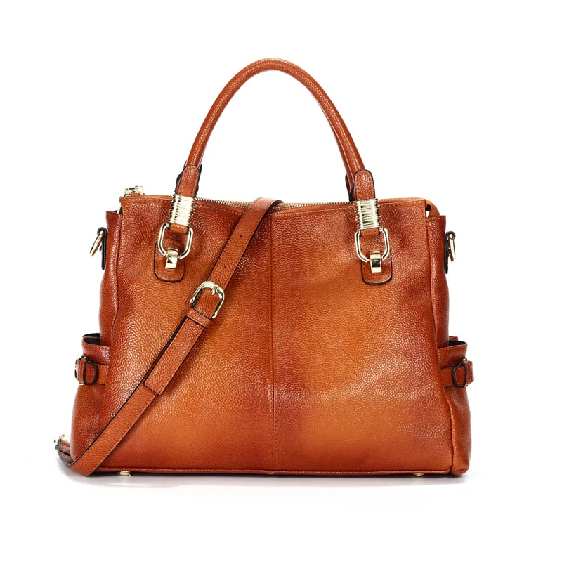 Amazon cowhide handbag gradient spray color retro bag female European and American shoulder bag ladies hand bags, Brown
Amazon cowhide handbag gradient spray color retro bag female European and American shoulder bag ladies hand bags, Brown