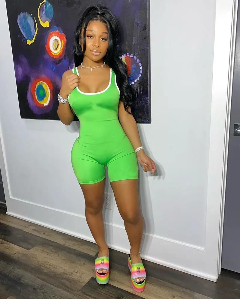 Tank Tops Shorts Romper Bodysuit Vest Exercise Fitness Sports women tracksuit joggers jumpsuit set trending jumpsuits for women, Customized color
Tank Tops Shorts Romper Bodysuit Vest Exercise Fitness Sports women tracksuit joggers jumpsuit set trending jumpsuits for women, Customized color