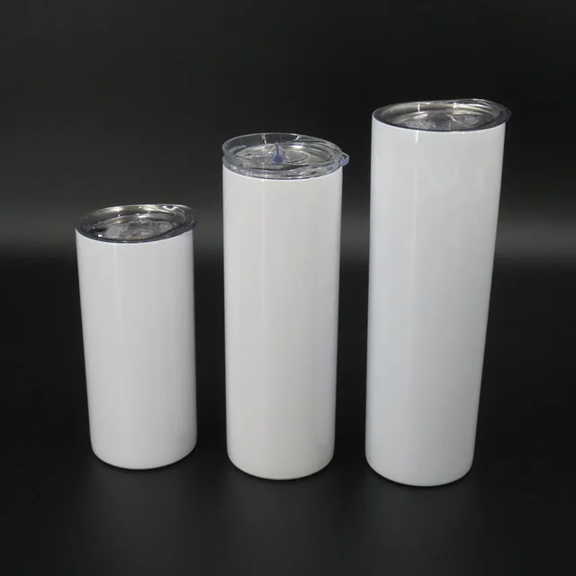 Hot selling 20oz sublimation tumbler straight blanks double wall vacuum insulated slim tumbler Cups, White
Hot selling 20oz sublimation tumbler straight blanks double wall vacuum insulated slim tumbler Cups, White