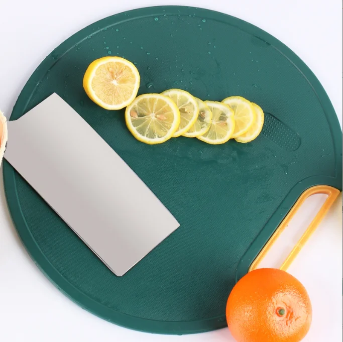 Anti-mildew non-slip PE plastic round chopping board wall mounted non-slip cutting board for kitchen
Anti-mildew non-slip PE plastic round chopping board wall mounted non-slip cutting board for kitchen