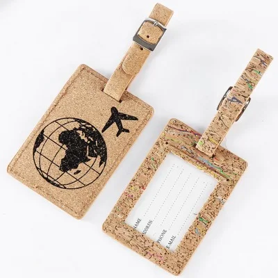 New Spot Cork Grain PU Leather Aircraft Luggage Tag Suitcase Tag Card Holder Luggage Tag
New Spot Cork Grain PU Leather Aircraft Luggage Tag Suitcase Tag Card Holder Luggage Tag