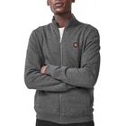 Oem Service Zip Sweatshirt Custom Embroidery Logo Full Zip Seamless Blank Plain Sweatshirt For Men