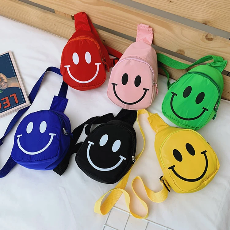 High Quality Canvas Messenger Bag Cute Smiley Custom Chest Bag Children Sling Bag Crossbody
High Quality Canvas Messenger Bag Cute Smiley Custom Chest Bag Children Sling Bag Crossbody