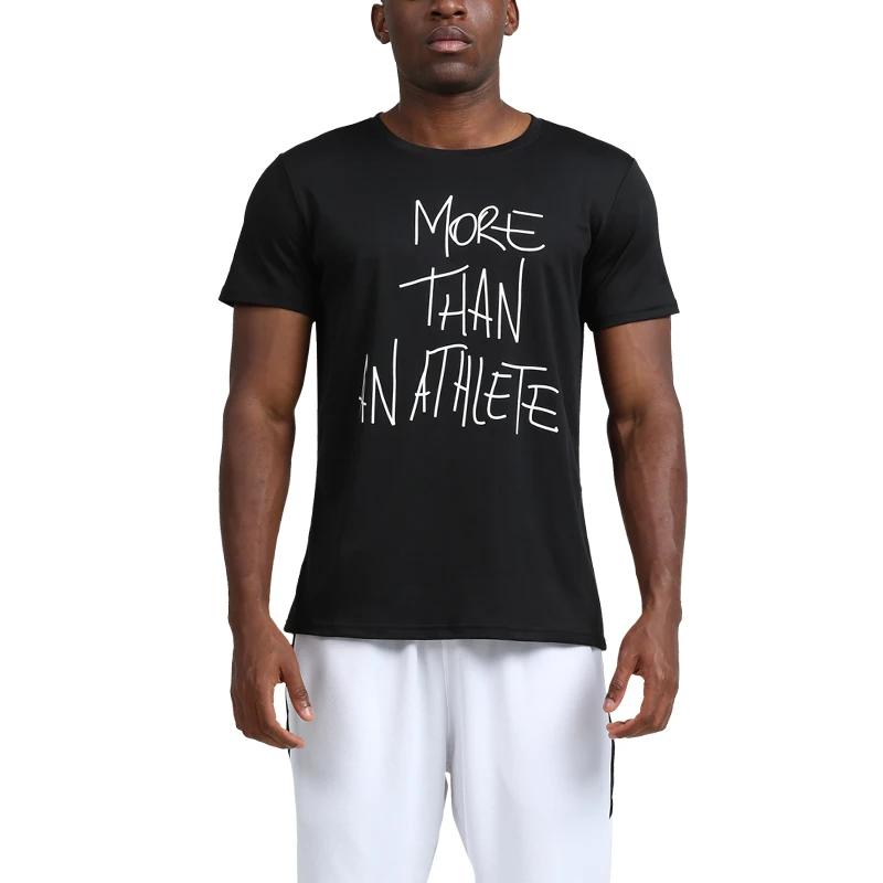 Logo Custom Fitness Clothes Men Sport Running Letter Tops Summer Tee Shirt Basketball Wear
Logo Custom Fitness Clothes Men Sport Running Letter Tops Summer Tee Shirt Basketball Wear
