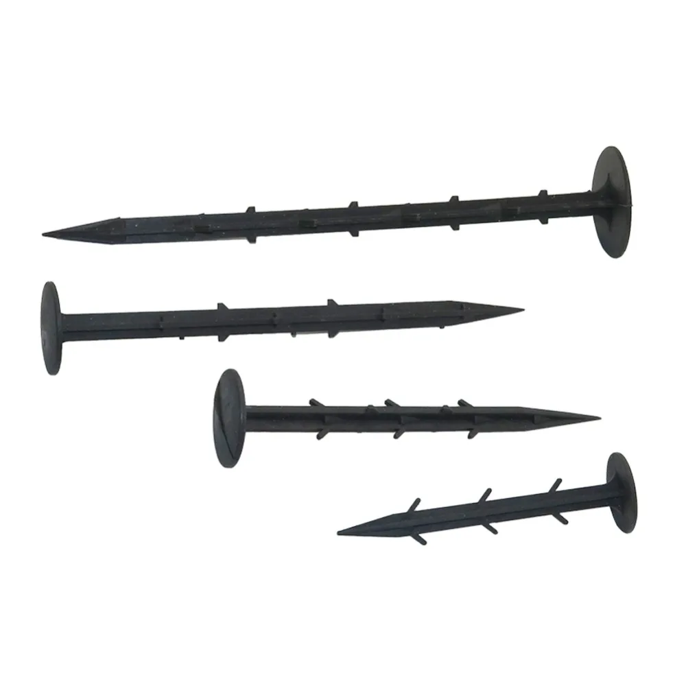 Garden Ground Nails Plastic Stakes Mulch Shading Anti-Pest Cloth Film Fixed Stakes Garden Plant Support Supplies, Random,200 seeds/bag 
Garden Ground Nails Plastic Stakes Mulch Shading Anti-Pest Cloth Film Fixed Stakes Garden Plant Support Supplies, Random,200 seeds/bag