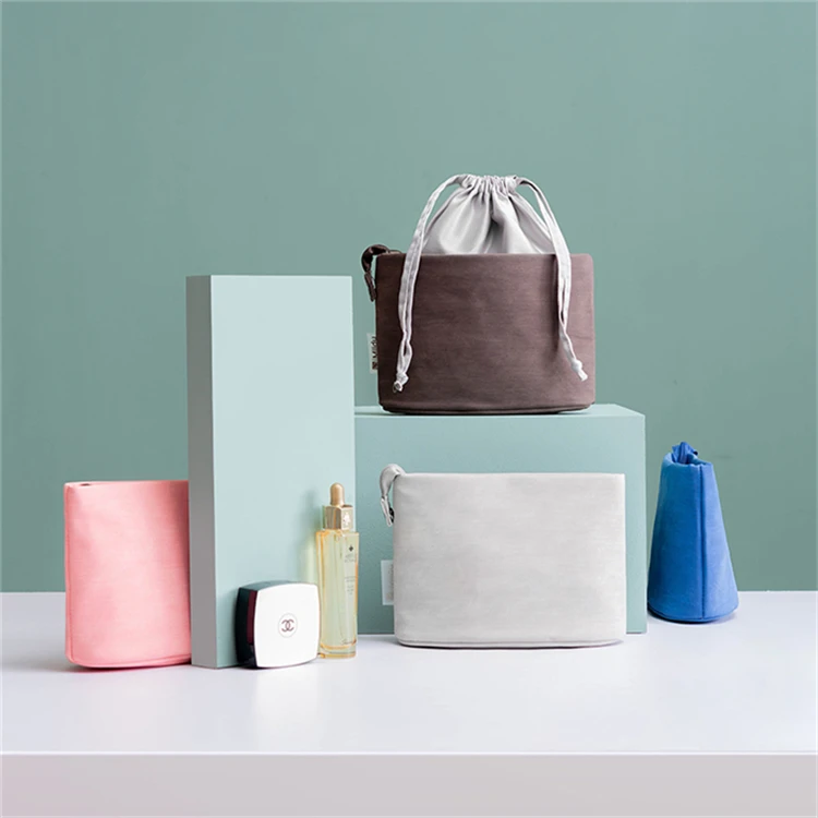 Waterproof Travel Women Ladies Drawstring Makeup Cosmetic Organizer Wash Products Bags, Blue, brown, gray, pink
Waterproof Travel Women Ladies Drawstring Makeup Cosmetic Organizer Wash Products Bags, Blue, brown, gray, pink