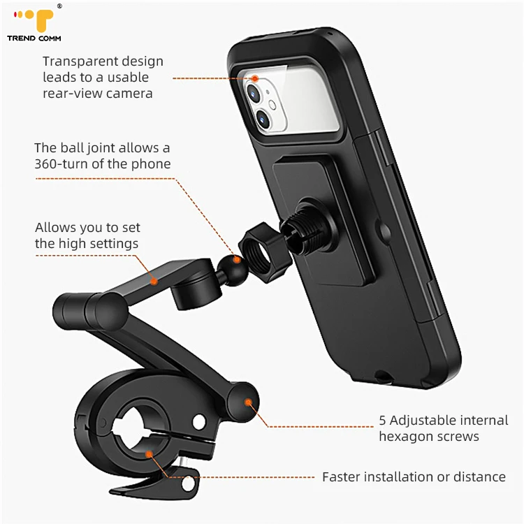 2021 Flexible Folding Stands Motorbike Waterproof Smart Phone Holder For iPhone 11 12 Samsung Xiaomi
2021 Flexible Folding Stands Motorbike Waterproof Smart Phone Holder For iPhone 11 12 Samsung Xiaomi