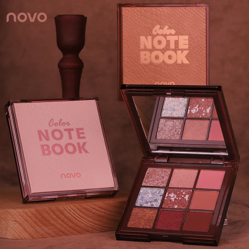 NOVO makeup beauty creations makeup eyeshadow palett csometics high pigment cruetly-free 9 colors for eyeshadow palett
NOVO makeup beauty creations makeup eyeshadow palett csometics high pigment cruetly-free 9 colors for eyeshadow palett