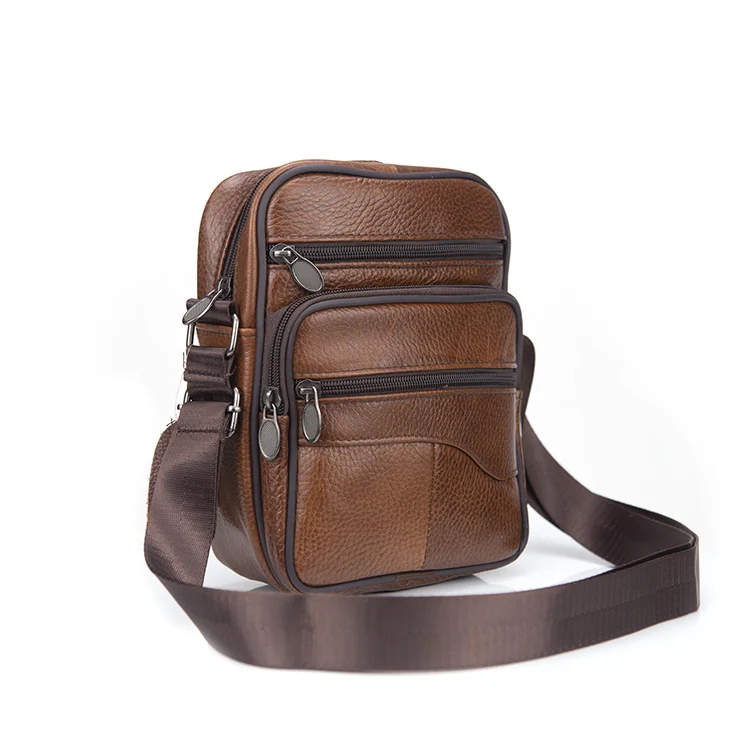 European Style Coffee Color Real Genuine Leather Cross Body Bag Vintage Leather Messenger Bag, Black
European Style Coffee Color Real Genuine Leather Cross Body Bag Vintage Leather Messenger Bag, Black