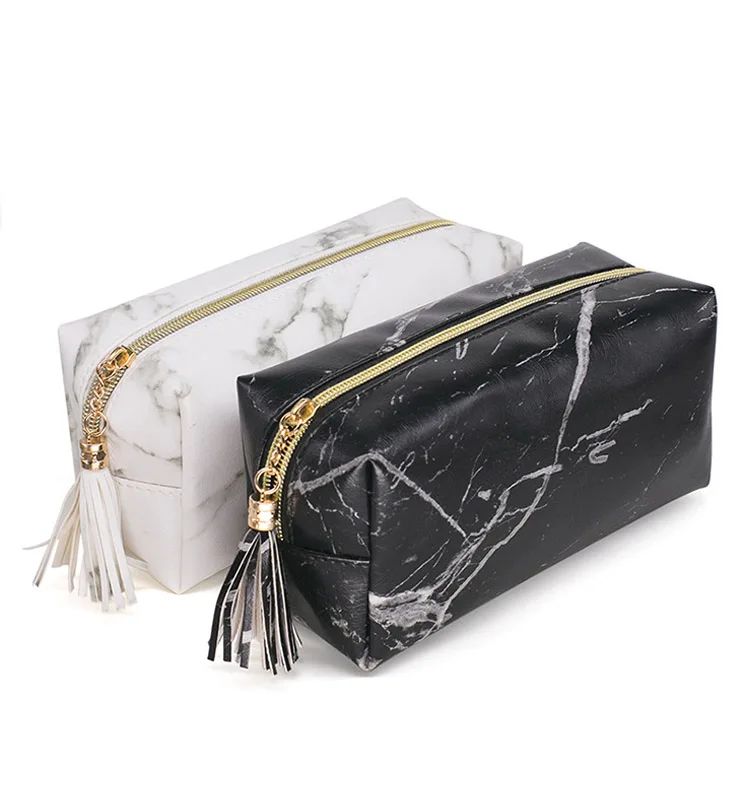 Promotion Gift Custom Leather Portable Ladies Travel Marble Makeup Brushes Cosmetic Bag with tassel zipper
Promotion Gift Custom Leather Portable Ladies Travel Marble Makeup Brushes Cosmetic Bag with tassel zipper