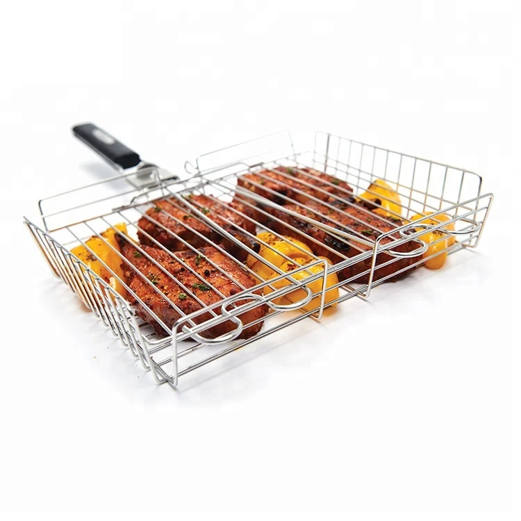 Rectangle Carbon steel Grilling Basket