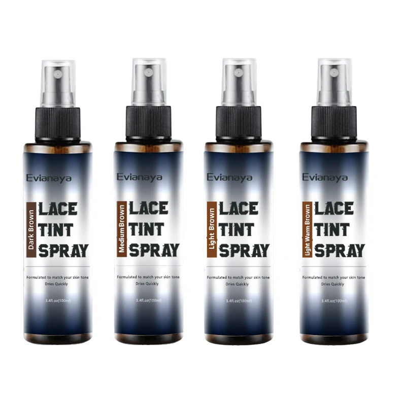 Hot Sale Private Label Lace Tint Spray Three Color Brown Tint Spray For Lace Wigs, Light brown, medium brown, dark brown
Hot Sale Private Label Lace Tint Spray Three Color Brown Tint Spray For Lace Wigs, Light brown, medium brown, dark brown