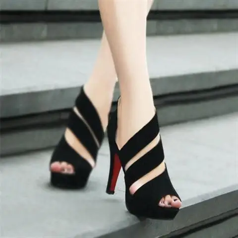 2021 Latest fashion black fabric lace chunky heels sandals platform night club sexy women's high heel shoes, As picture shows
2021 Latest fashion black fabric lace chunky heels sandals platform night club sexy women's high heel shoes, As picture shows