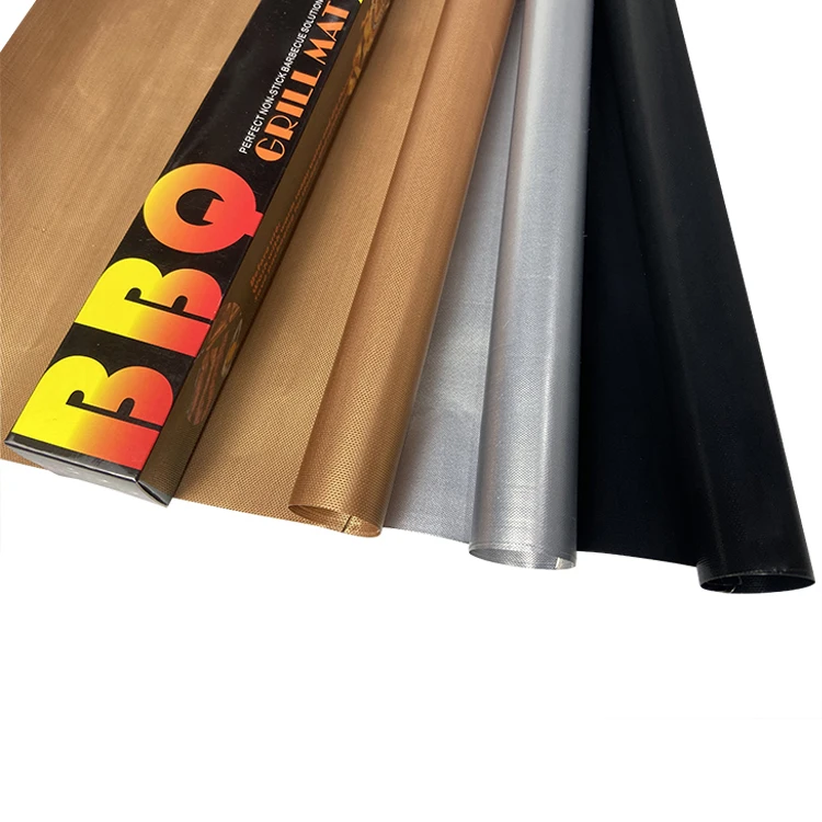 PTFE Coating Lifetime Guarantee 15.75 x 13 Inch Non-Stick barbecue grill mat, Black ,borwn, white
PTFE Coating Lifetime Guarantee 15.75 x 13 Inch Non-Stick barbecue grill mat, Black ,borwn, white