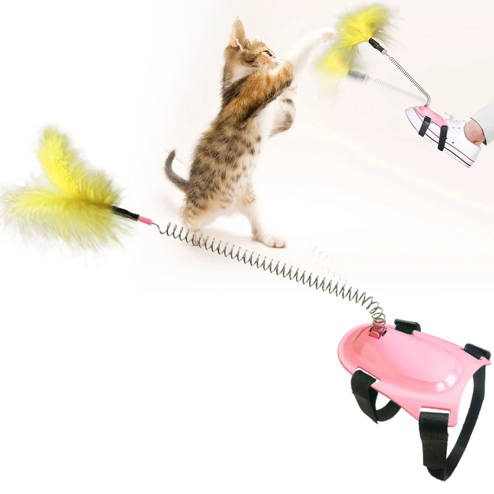 Manufacture Sale Tease Cats Feather Long-range Elasticity Train Cat Stick, Pictures shown
Manufacture Sale Tease Cats Feather Long-range Elasticity Train Cat Stick, Pictures shown