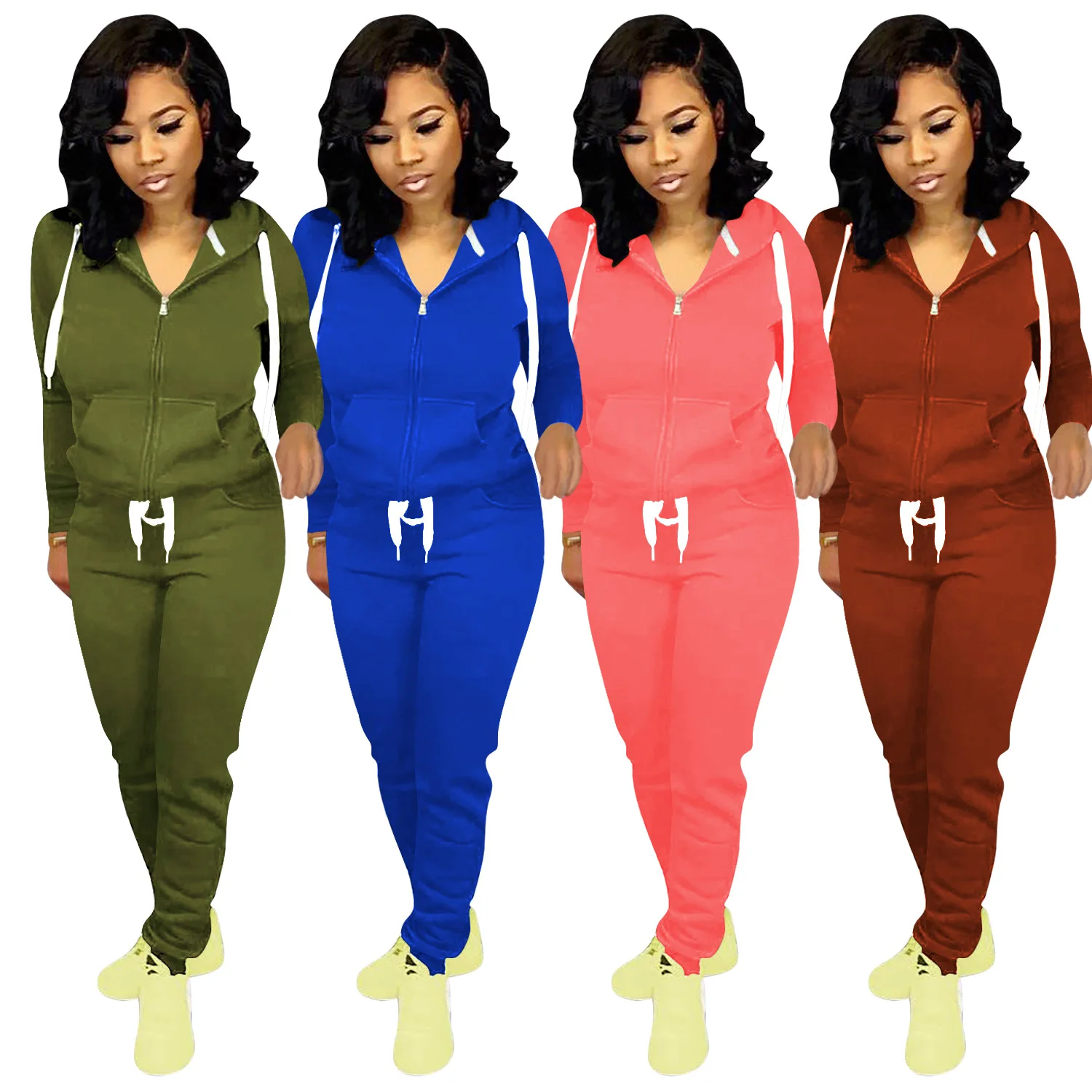 wholesale Autumn New Solid Color Two Piece Set Women Clothing Casual Long Sleeve Hooded Loosen Sports Two Piece Pants Set
wholesale Autumn New Solid Color Two Piece Set Women Clothing Casual Long Sleeve Hooded Loosen Sports Two Piece Pants Set