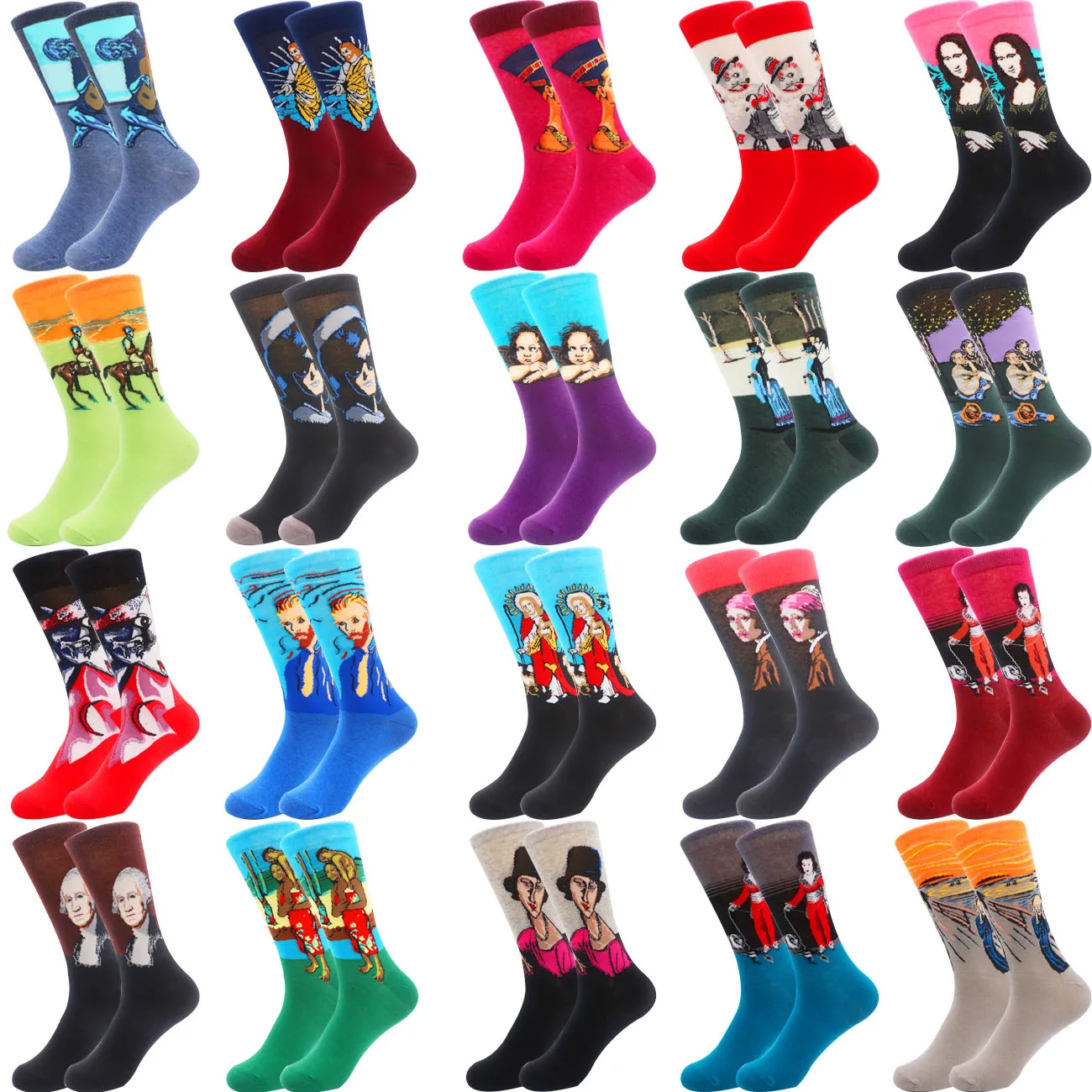 2021 Hot Sale Wholesale Custom Happy Socks Art and Famous Oil Painting Series Male Socks Fashion Socks
2021 Hot Sale Wholesale Custom Happy Socks Art and Famous Oil Painting Series Male Socks Fashion Socks