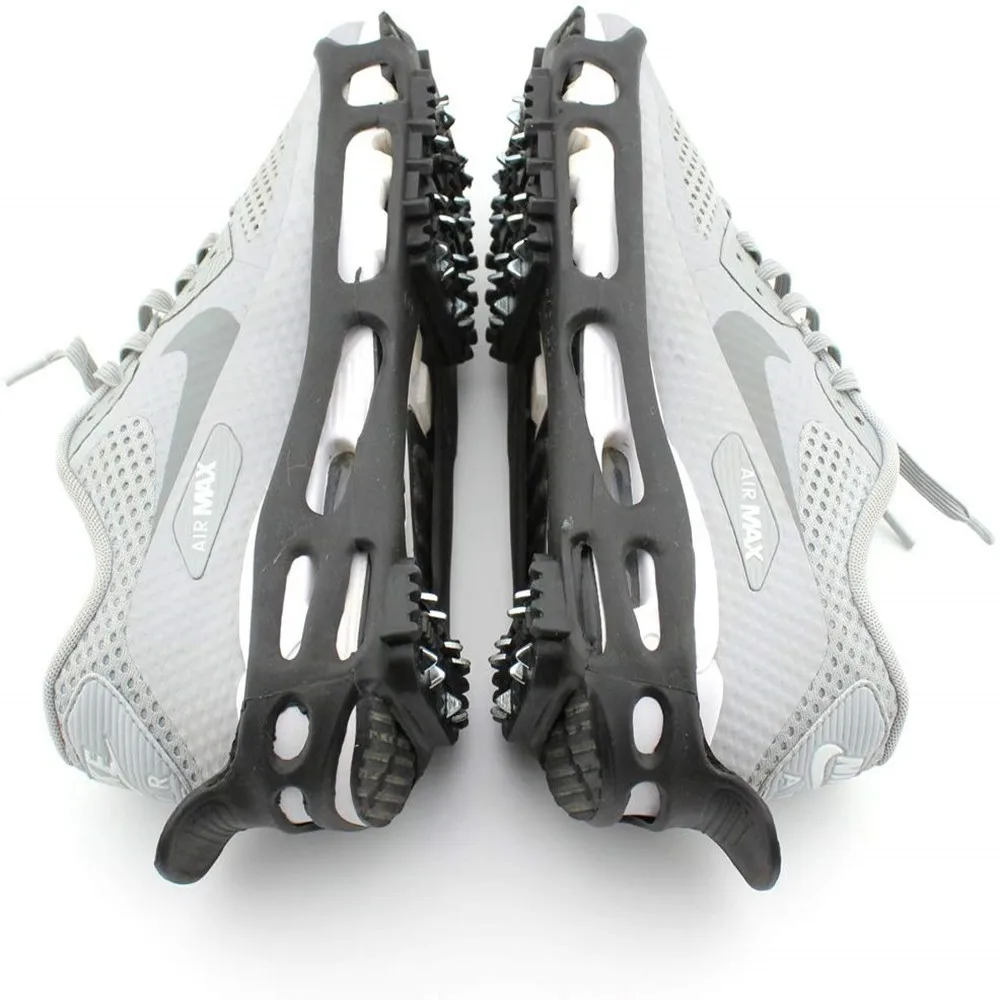 TPE 24 Teeth Ice Snow Traction Cleats Anti Slip Ice Boots Grippers for Men Women Kids, Black, blue, pink, orange
TPE 24 Teeth Ice Snow Traction Cleats Anti Slip Ice Boots Grippers for Men Women Kids, Black, blue, pink, orange