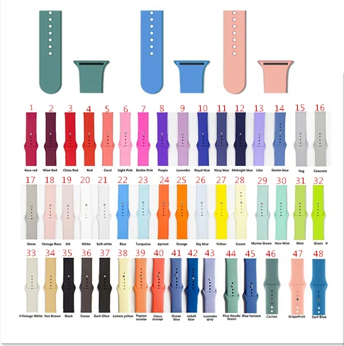 Classic Silicone Replacement Band Strap For Apple Watch Band Series 6 5 4 3 2 1 For Iwatch Band Strap 38 40 42 44 Mm
Classic Silicone Replacement Band Strap For Apple Watch Band Series 6 5 4 3 2 1 For Iwatch Band Strap 38 40 42 44 Mm