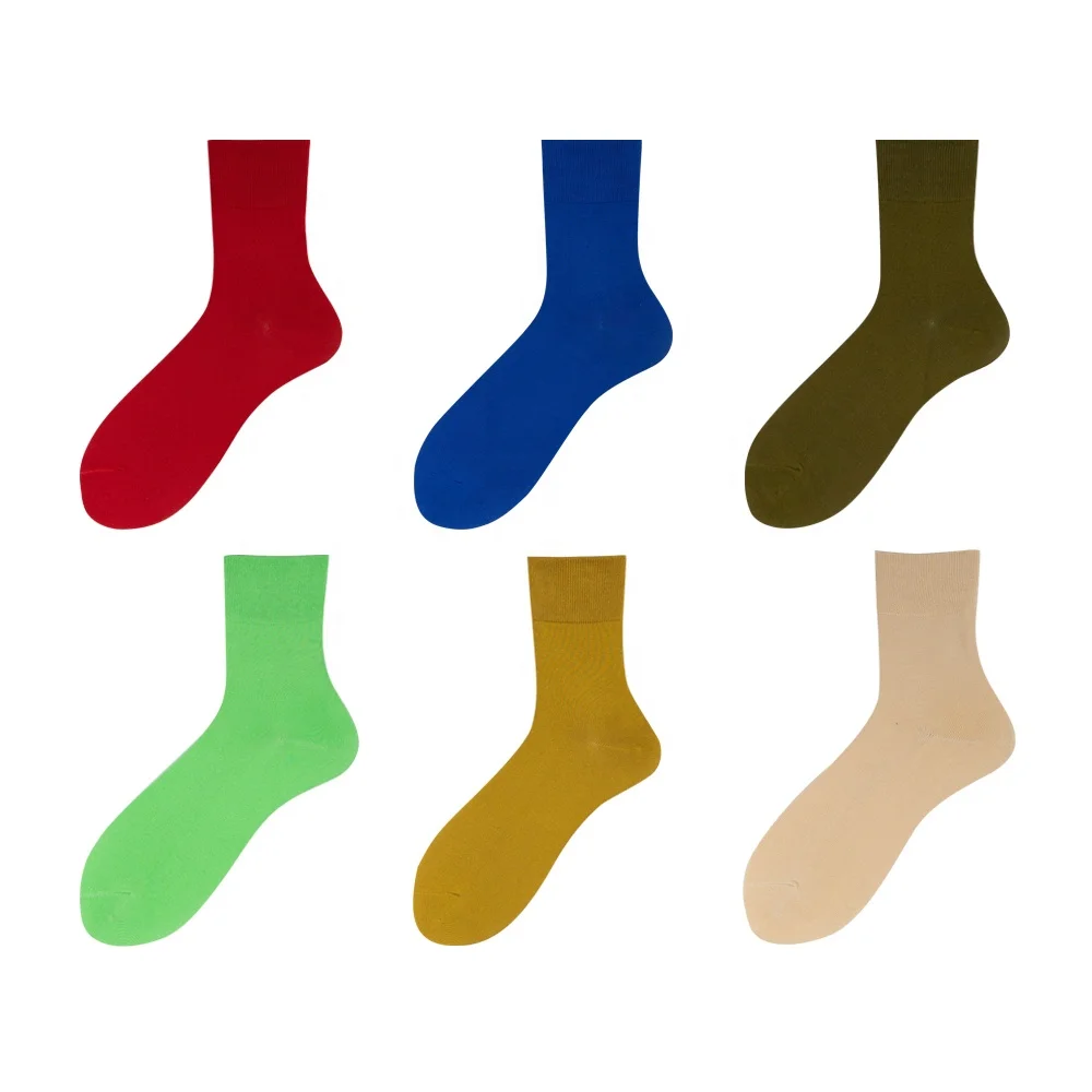 Wholesale Breathable Soft Socks Mens Business Pure Color Anti Bacterial Tube Colorful Bamboo Socks, Multi color
Wholesale Breathable Soft Socks Mens Business Pure Color Anti Bacterial Tube Colorful Bamboo Socks, Multi color