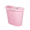 Large size portable plastic adult bath tub with outlet hole