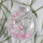 christmas tree ornament plastic ball gift box