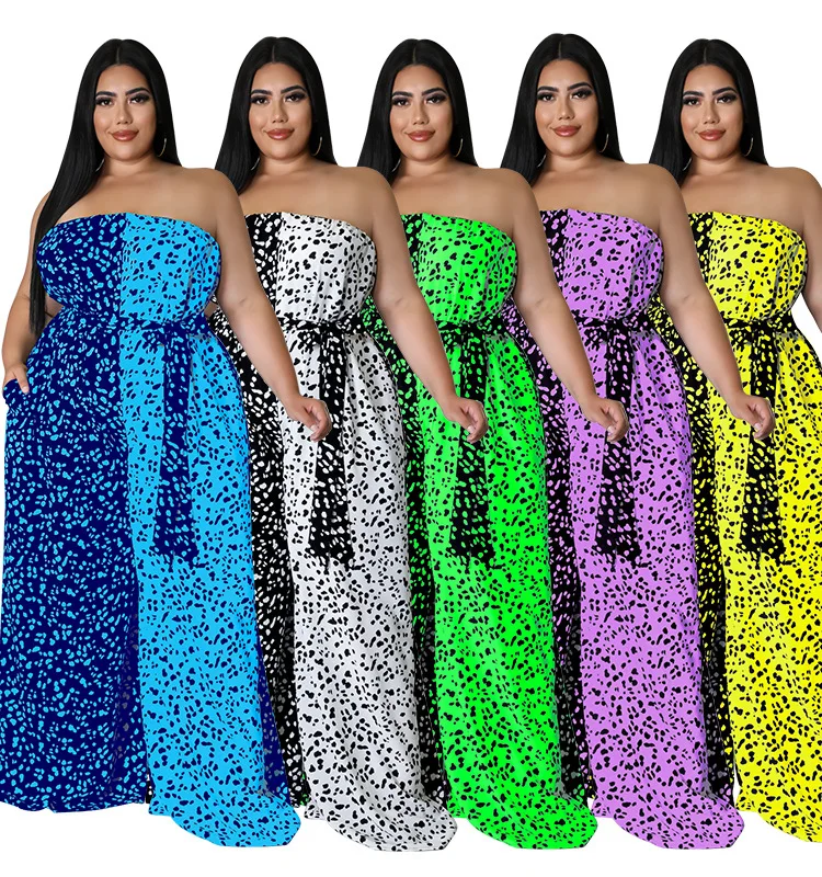 2022 New Arrivals Fashion Oversized Patchwork Strapless Jumpsuit Wide Leg Women Outfit Plus Size Rompers Clothing, White,green,purple,blue,yellow
2022 New Arrivals Fashion Oversized Patchwork Strapless Jumpsuit Wide Leg Women Outfit Plus Size Rompers Clothing, White,green,purple,blue,yellow