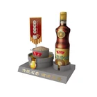 Plastic Display Stand Acrylic Retail Promotion Display Stand Small Counter Top Display Box For Kitchen Supplies