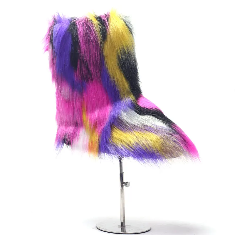Eskimo Boots Covers Winter Shaggy Faux Fur Woman Purple Plush Midi Rubber Snow Boot 36 37 38 39 40 41 42 43 44 Half Boot Fur,fur
Eskimo Boots Covers Winter Shaggy Faux Fur Woman Purple Plush Midi Rubber Snow Boot 36 37 38 39 40 41 42 43 44 Half Boot Fur,fur